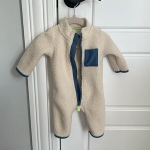Baby Boy Carter’s Fleece Zipup Jumpsuit